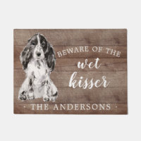 Cocker Spanel Dog Personalisiert Door Mat