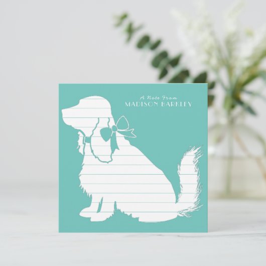 Cocker Spanel Dog Puppy Dankeskarte (Stehend Vorderseite)