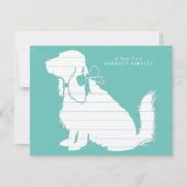 Cocker Spanel Dog Puppy Dankeskarte (Vorderseite)