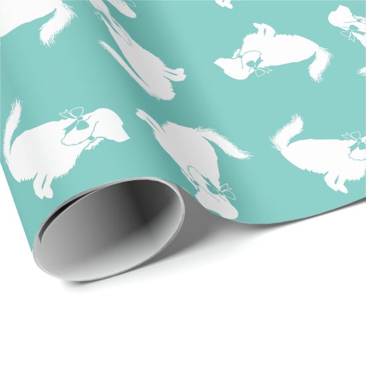 Cocker Spanel Dog Puppy Geschenkpapier (Rolleneckpunkt)