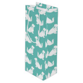 Cocker Spanel Dog Puppy Geschenktüte Für Weinflaschen (Vorderseite Schrägansicht)