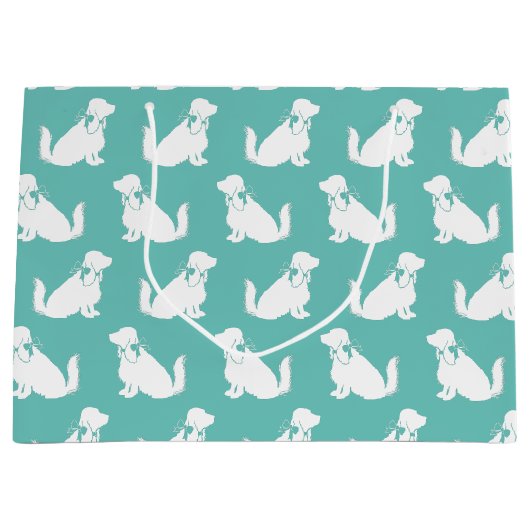 Cocker Spanel Dog Puppy Große Geschenktüte (Vorderseite)