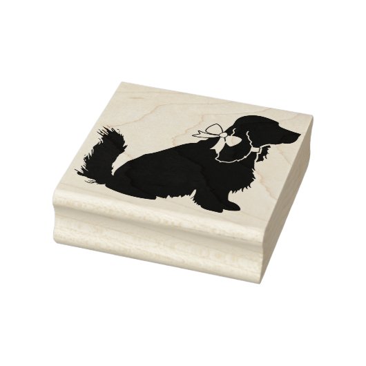 Cocker Spanel Dog Puppy Gummistempel (Stempel)