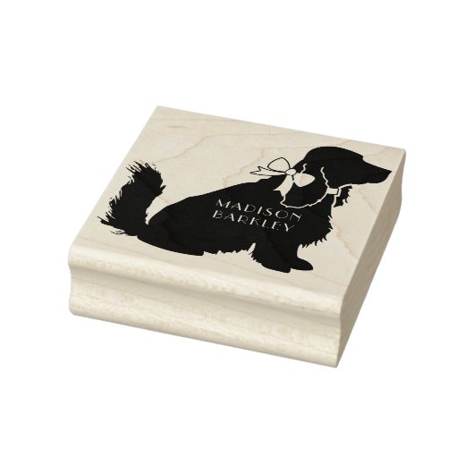 Cocker Spanel Dog Puppy Gummistempel (Stempel)