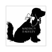 Cocker Spanel Dog Puppy Gummistempel (Prägung)