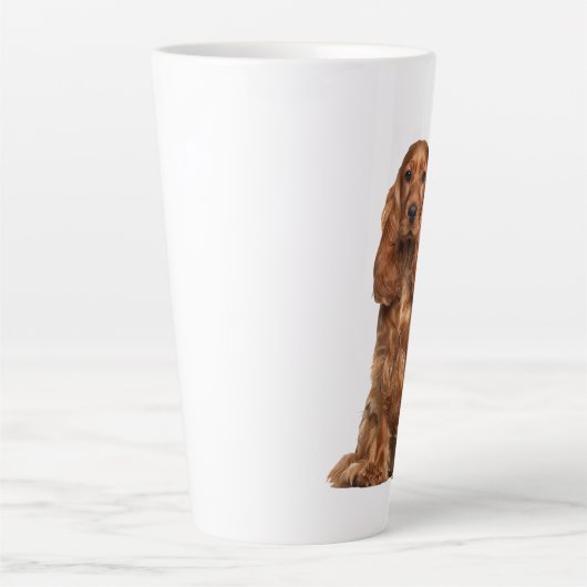 Cocker Spanel Dog Tall Tasse (Vorderseite)