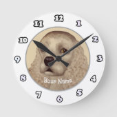 Cocker Spanel Dog Uhr (Vorderseite)