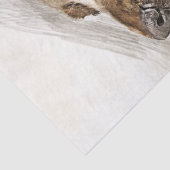 Cocker Spanel Dog Watercolor Seidenpapier (Detail)