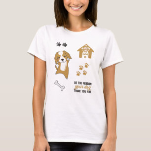 Cocker Spanel Doppy Puppy Paws Niedlich Sticker Pa T-Shirt