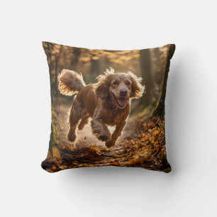 Cocker Spanel Elegant Throw Kissen