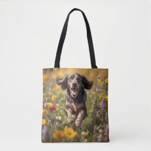 Cocker Spanel Elegant Tote Bag Tasche