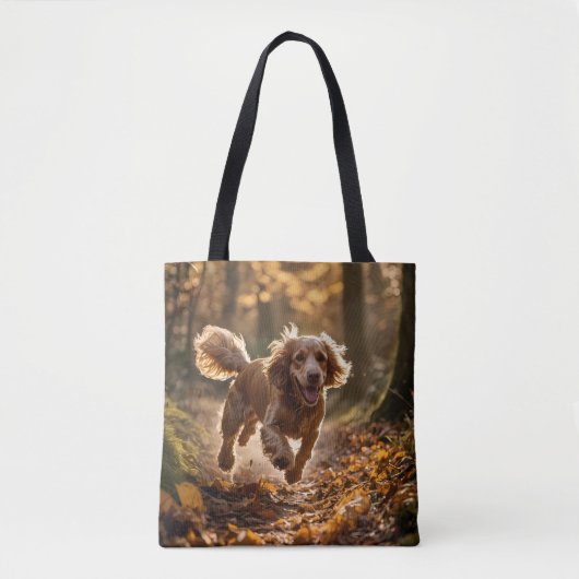 Cocker Spanel Elegant Tote Bag Tasche (Vorderseite)