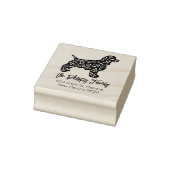 Cocker Spanel Family Rücksendeadresse Gummistempel (Stempel)