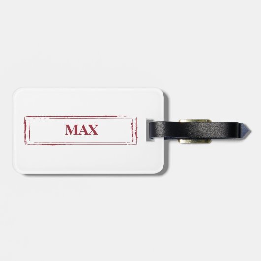 Cocker Spanel Funny Christmas Dog mit Baum Gepäckanhänger (Rückseite horizontal)