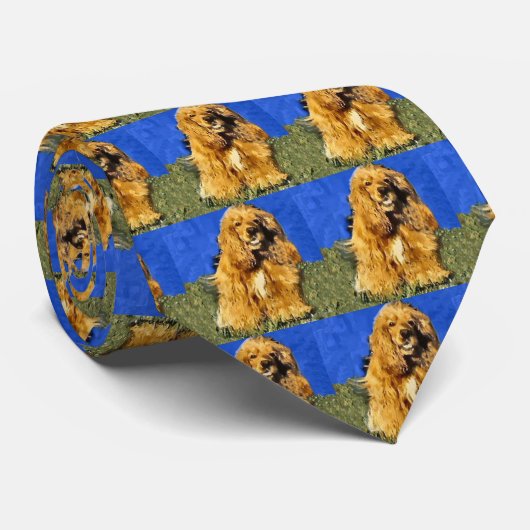 Cocker Spanel Gifts Krawatte (Gerollt)