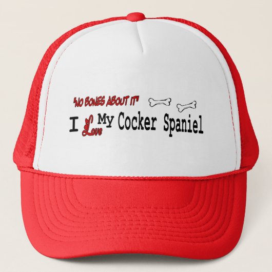 Cocker Spanel Gifts Truckerkappe (Vorderseite)