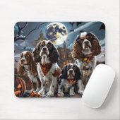 Cocker Spanel Halloween Spooky Mousepad (Mit Mouse)