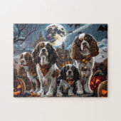 Cocker Spanel Halloween Spooky Puzzle (Horizontal)
