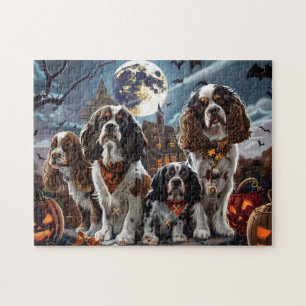 Cocker Spanel Halloween Spooky Puzzle