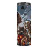 Cocker Spanel Halloween Spooky Thermosbecher (Rückseite)