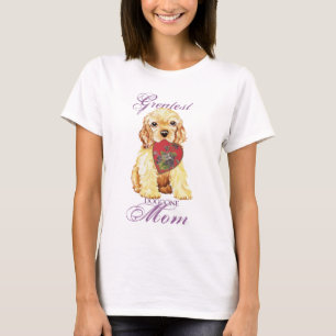 Cocker Spanel Herz Mama T-Shirt