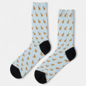 Cocker Spanel Hund Breeds Pattern Socken (Linkes Detail)