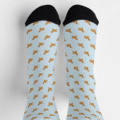Cocker Spanel Hund Breeds Pattern Socken (Oben)
