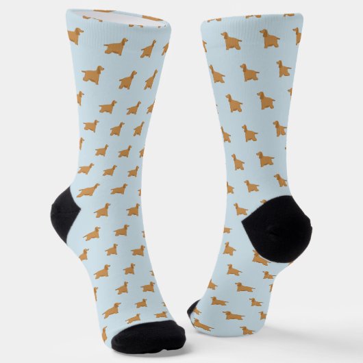 Cocker Spanel Hund Breeds Pattern Socken (Gewinkelt)