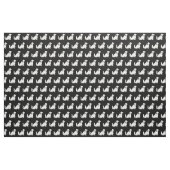 Cocker Spanel Hund Silhouette Haustier Stoff (Fat Quarter (45,7 x 55,9 cm))