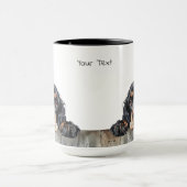 Cocker Spanel Hund Tasse (Zentrum)