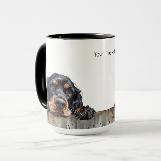 Cocker Spanel Hund Tasse (Vorderseite Links)