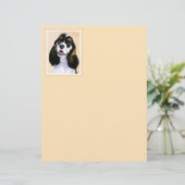 Cocker Spanel (Parti) Malerei - Original Dog Art (Stehend Vorderseite)