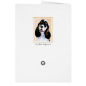 Cocker Spanel (Parti) Malerei - Original Dog Art (Hinten)