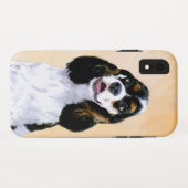 Cocker Spanel (Parti) Malerei - Original Dog Art Case-Mate iPhone Hülle (Rückseite (Horizontal))