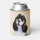 Cocker Spanel (Parti) Malerei - Original Dog Art Dosenkühler (Kanne Rückseite)