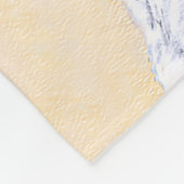 Cocker Spanel (Parti) Malerei - Original Dog Art Fleecedecke (Ecke)