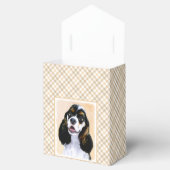 Cocker Spanel (Parti) Malerei - Original Dog Art Geschenkschachtel (Geöffnet)