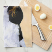 Cocker Spanel (Parti) Malerei - Original Dog Art Handtuch (Viertel Falte)