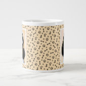 Cocker Spanel (Parti) Malerei - Original Dog Art Jumbo-Tasse (Vorderseite)