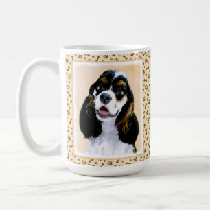 Cocker Spanel (Parti) Malerei - Original Dog Art Kaffeetasse