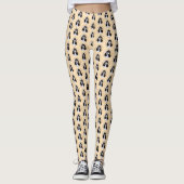 Cocker Spanel (Parti) Malerei - Original Dog Art Leggings (Vorderseite)