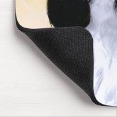 Cocker Spanel (Parti) Malerei - Original Dog Art Mousepad (Ecke)