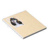 Cocker Spanel (Parti) Malerei - Original Dog Art Notizblock (angewinkelt)