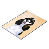 Cocker Spanel (Parti) Malerei - Original Dog Art Notizblock (Linke Seite)