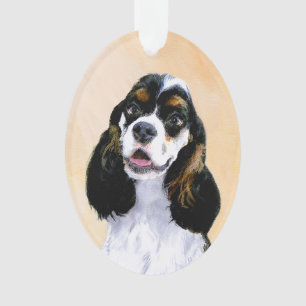 Cocker Spanel (Parti) Malerei - Original Dog Art Ornament