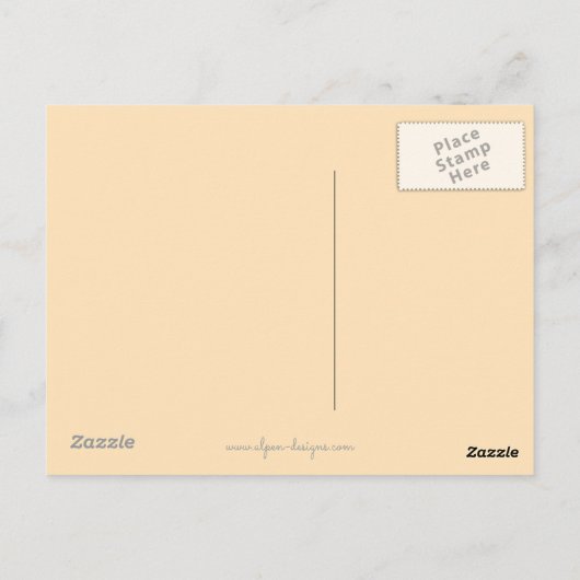 Cocker Spanel (Parti) Malerei - Original Dog Art Postkarte (Rückseite)