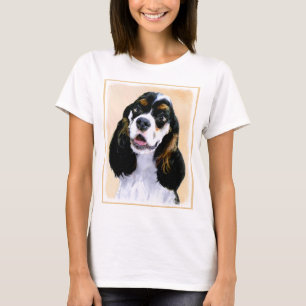 Cocker Spanel (Parti) Malerei - Original Dog Art T-Shirt