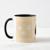 Cocker Spanel (Parti) Malerei - Original Dog Art Tasse (Links)