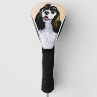 Cocker spanel (Parti) Malerei - Original Hundekuns Golf Headcover