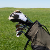 Cocker spanel (Parti) Malerei - Original Hundekuns Golf Headcover (In SItu)